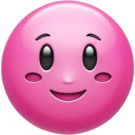 3d levitating pink percent emoji