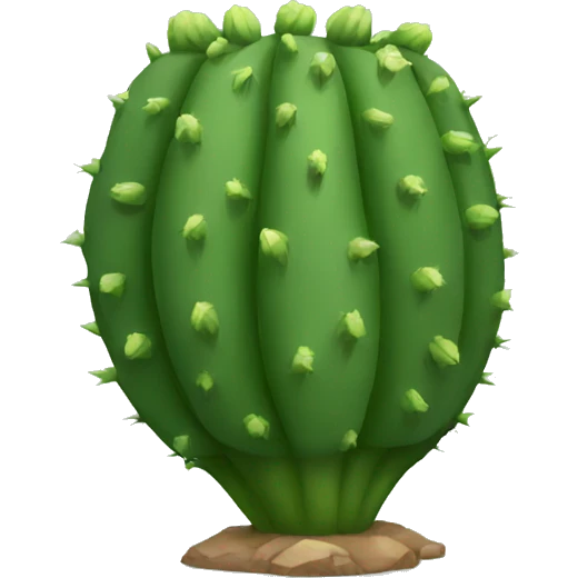 round Nopal emoji