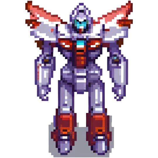 Starscream, pixel art style emoji