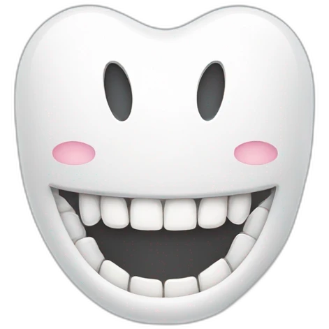 Dental whitening emoji