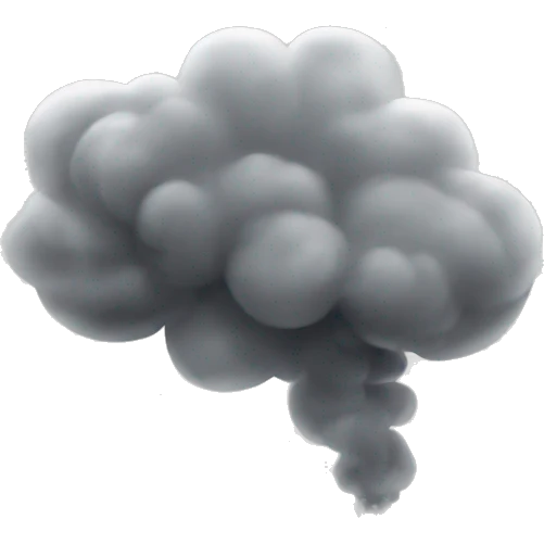Wispy grey smoke  emoji