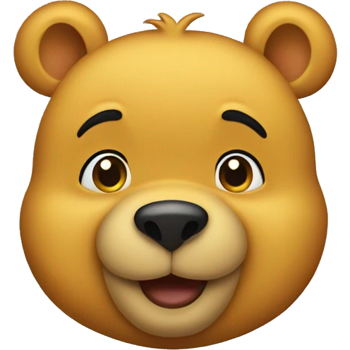 Pooh bear  emoji