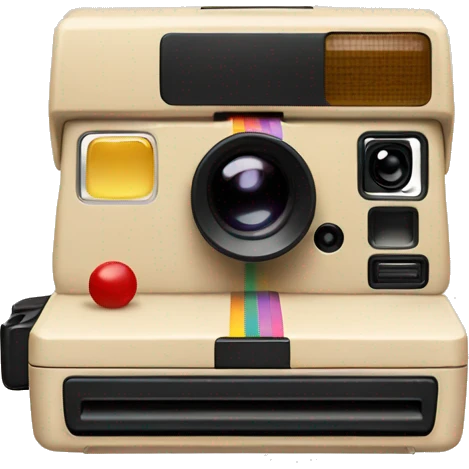 Polaroid beige emoji