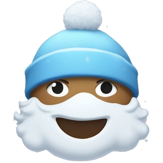 Snow emoji