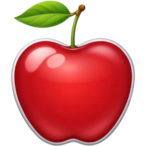 stiker de estudio guinda emoji