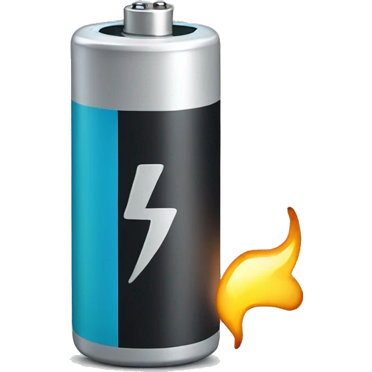50% phone battery emoji