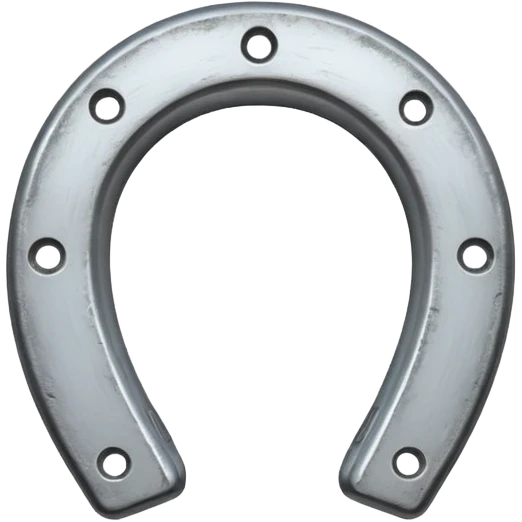 Horseshoe in small very small emoji
