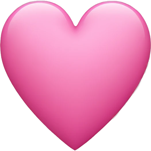 Pink heart emoji