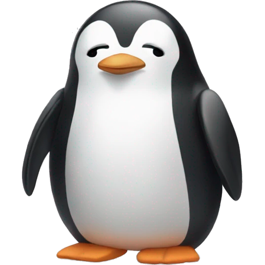 tired little penguin emoji