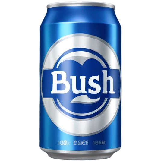 Busch light beer can emoji