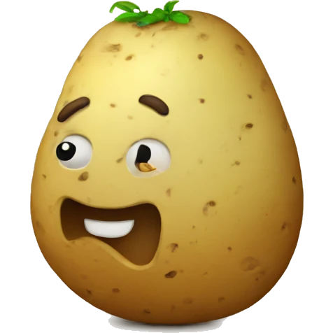 drunk potato emoji