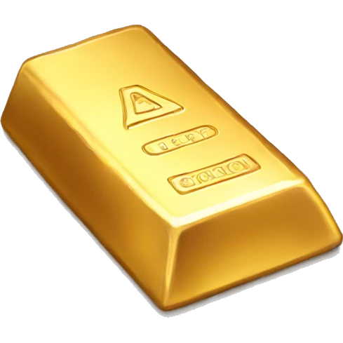 Gold bar emoji