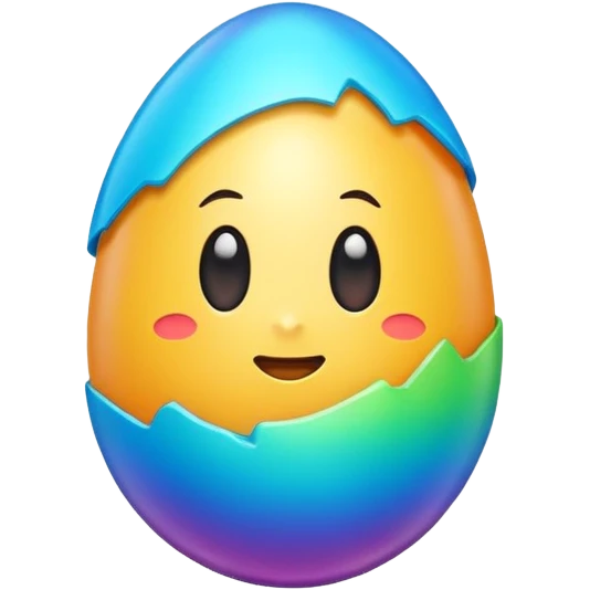 Surprise egg emoji