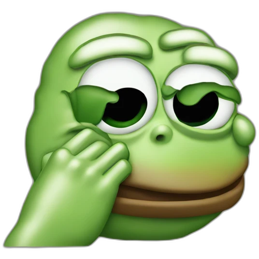 facepalm pepe emoji