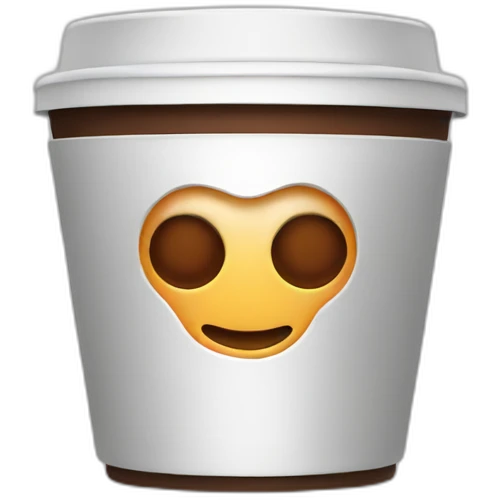 Atomic coffee emoji