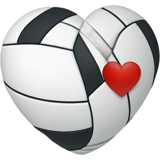 Broken heart and volleyball  emoji