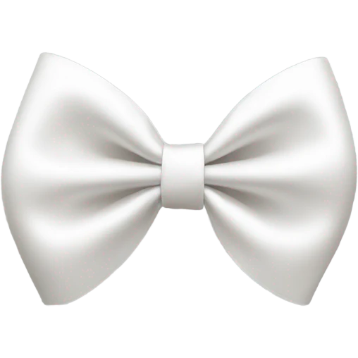 white bow emoji