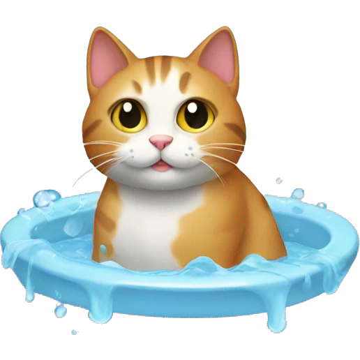 cat bathing  emoji