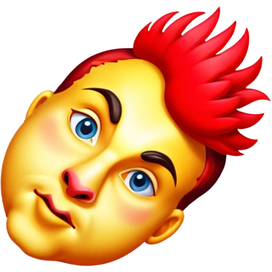 Rooster facial features  emoji
