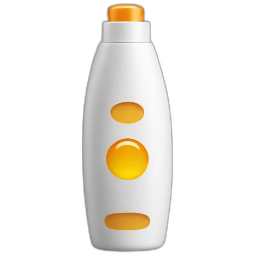 Sunscreen bottle emoji