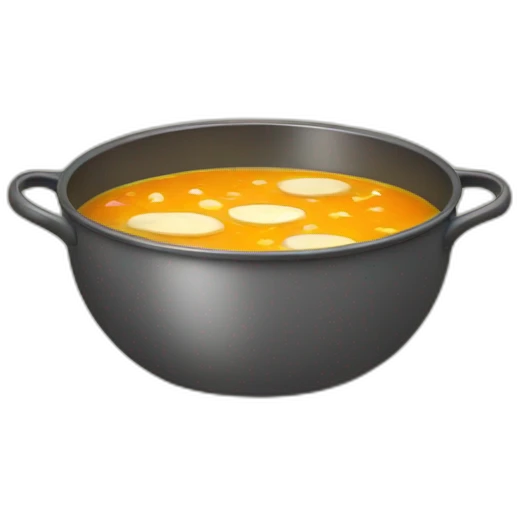 pan with soup emoji
