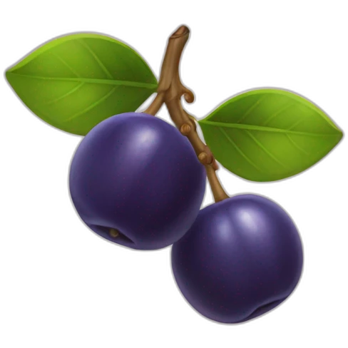 Myrtille fruit emoji