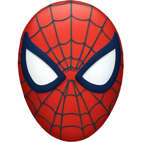 Spiderman mask emoji