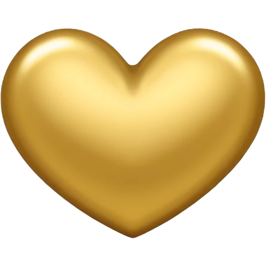 gold heart emoji