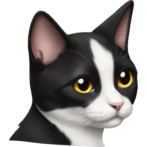 Tuxedo cat  emoji