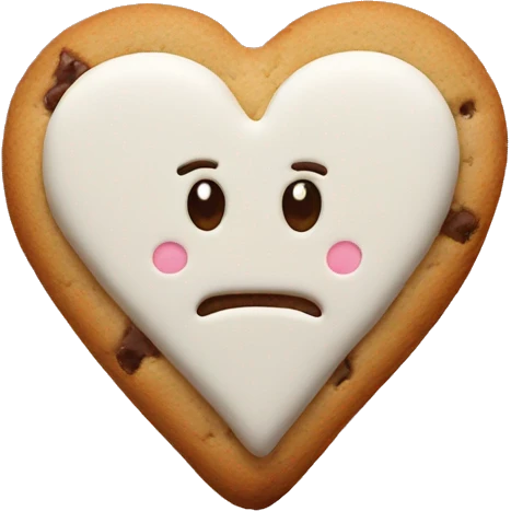 heart cookie emoji