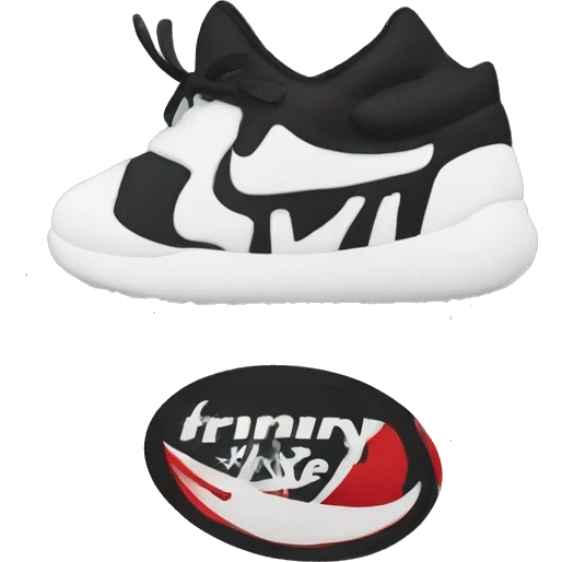 Nike logo black symbol emoji