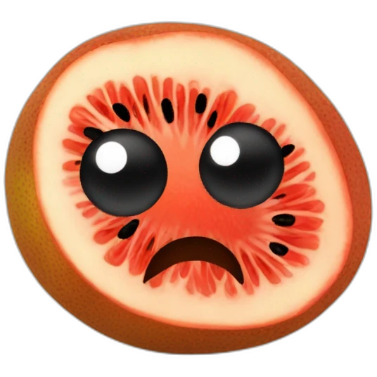 Redkiwi fruit emoji