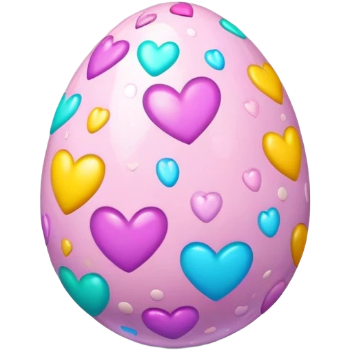 easter egg heart emoji