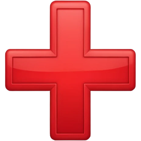 red cross emoji