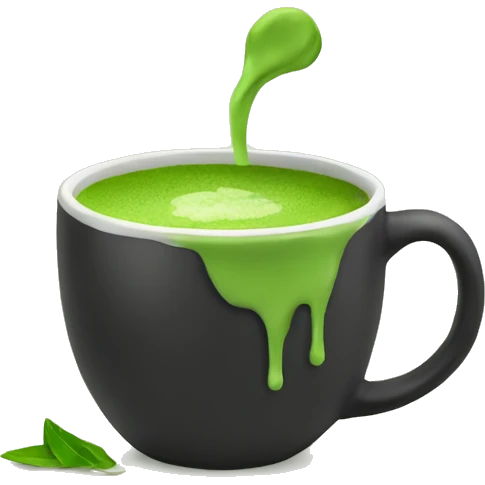 matcha in mug emoji