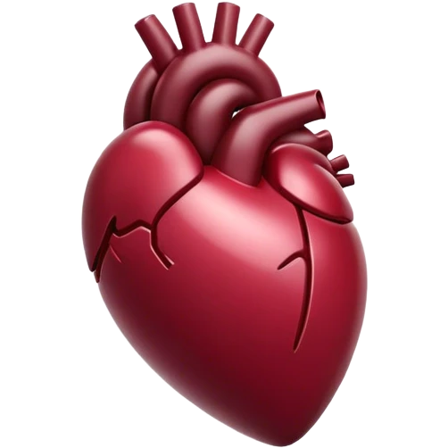 Maroon heart emoji