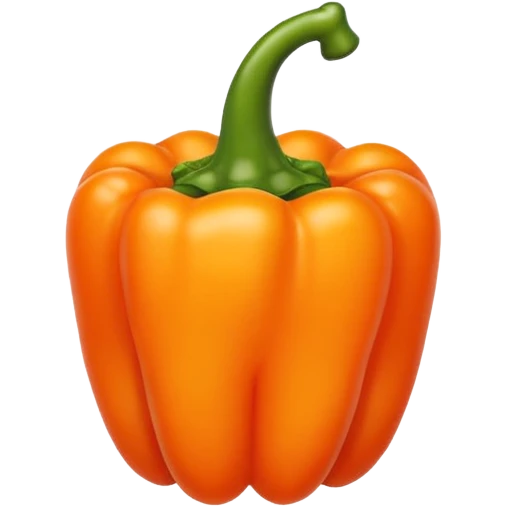 orange capsicum emoji