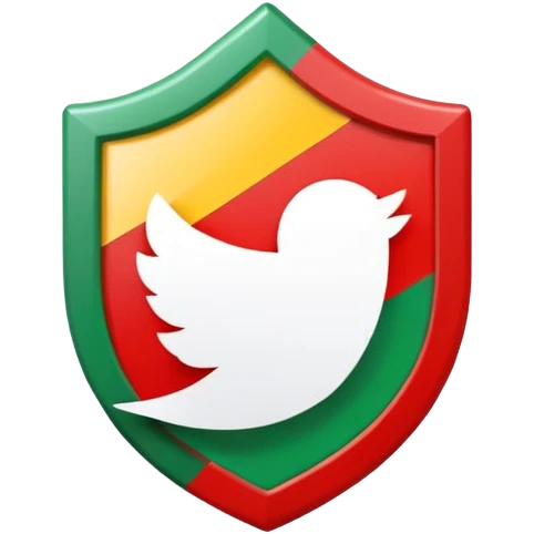 Badge shape like the normal verified badge (smooth edges, like Twitter style)
	•	Background with Kurdistan flag colors (red, white, green)
	•	Yellow checkmark in the middle
	•	No sun symbol — just clean and simple emoji