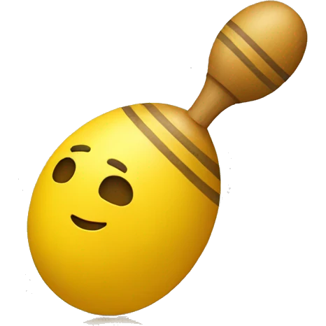 yellow maracas emoji