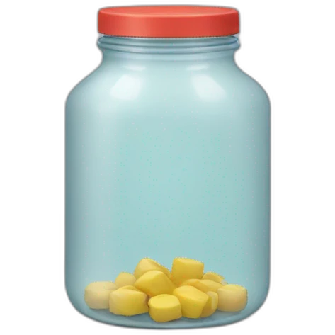 Plastic jar emoji