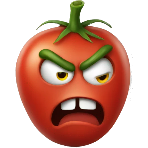 angry tomato emoji
