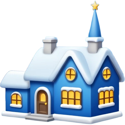 Blue Christmas Night  emoji