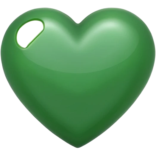 Coração verde emoji