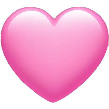 Pink heart emoji