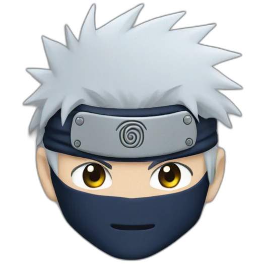 Kakashi qui embrasse sakurara emoji