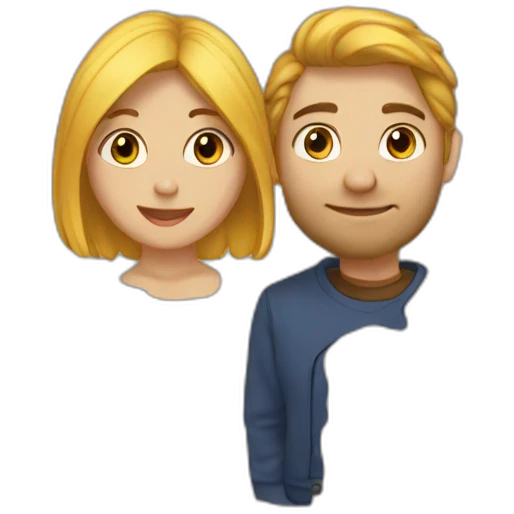 2 amoureux emoji