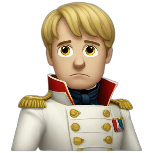 Napoleon depressed emoji