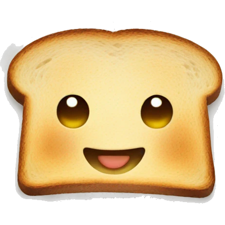 healthy toast emoji
