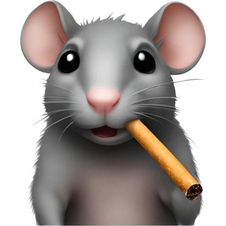 Rat cigarette  emoji