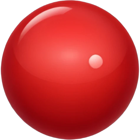 Dark Red point without face emoji